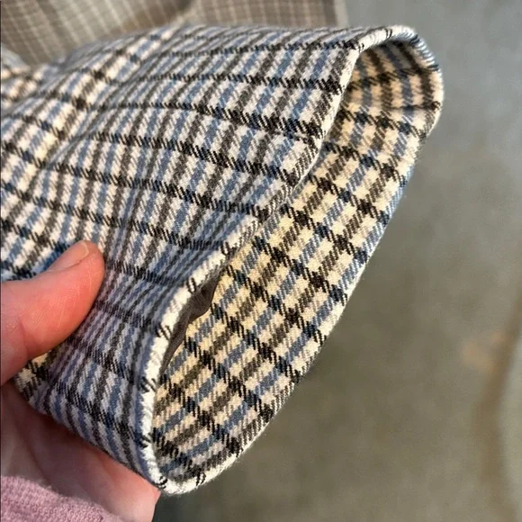 A New Day Blue & Charcoal Plaid Single Breast Blazer - Picture 7 of 13